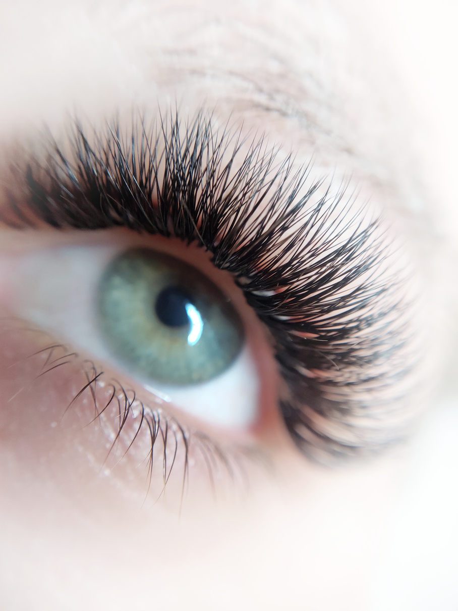 Person with Lash Extensions 